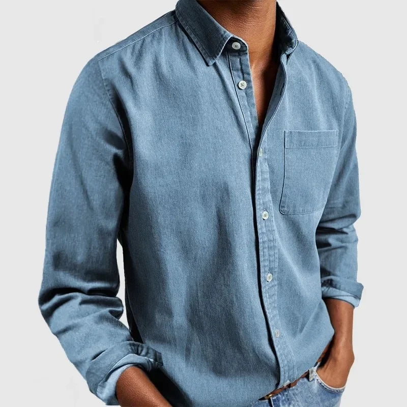 Jacob™ | Camisa Casual Premium de Manga Larga – Elegancia y Comodidad para el Día a Día