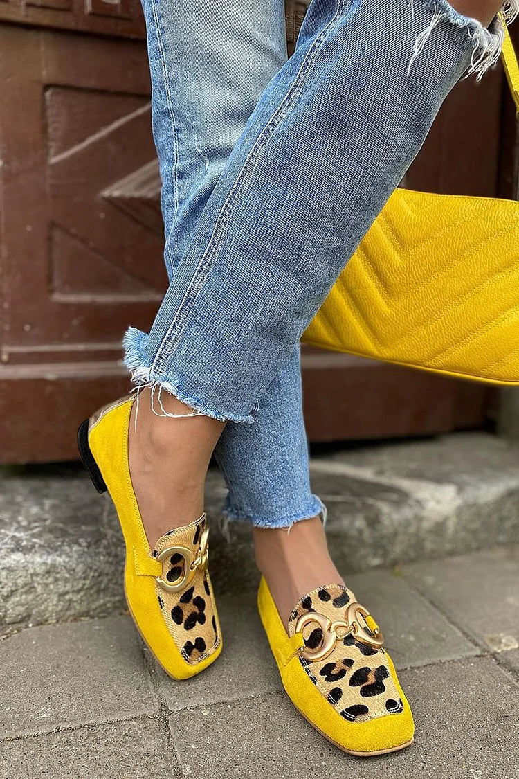 Macarena | Mocasines Cómodos de Animal Print