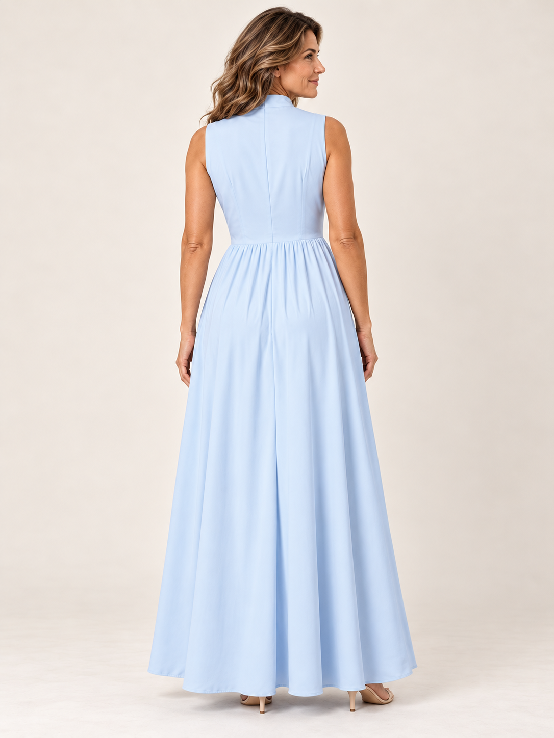 Virelia | Vestido Maxi Elegante de Caída Fluida