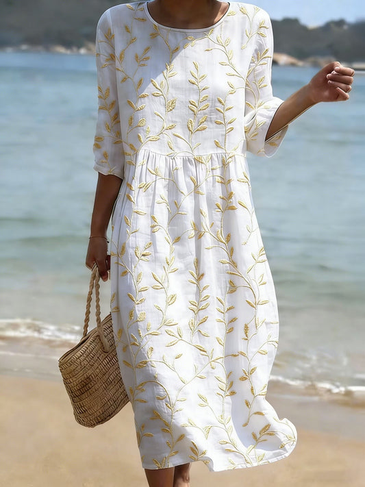 Altea | Vestido Bordado con Flores
