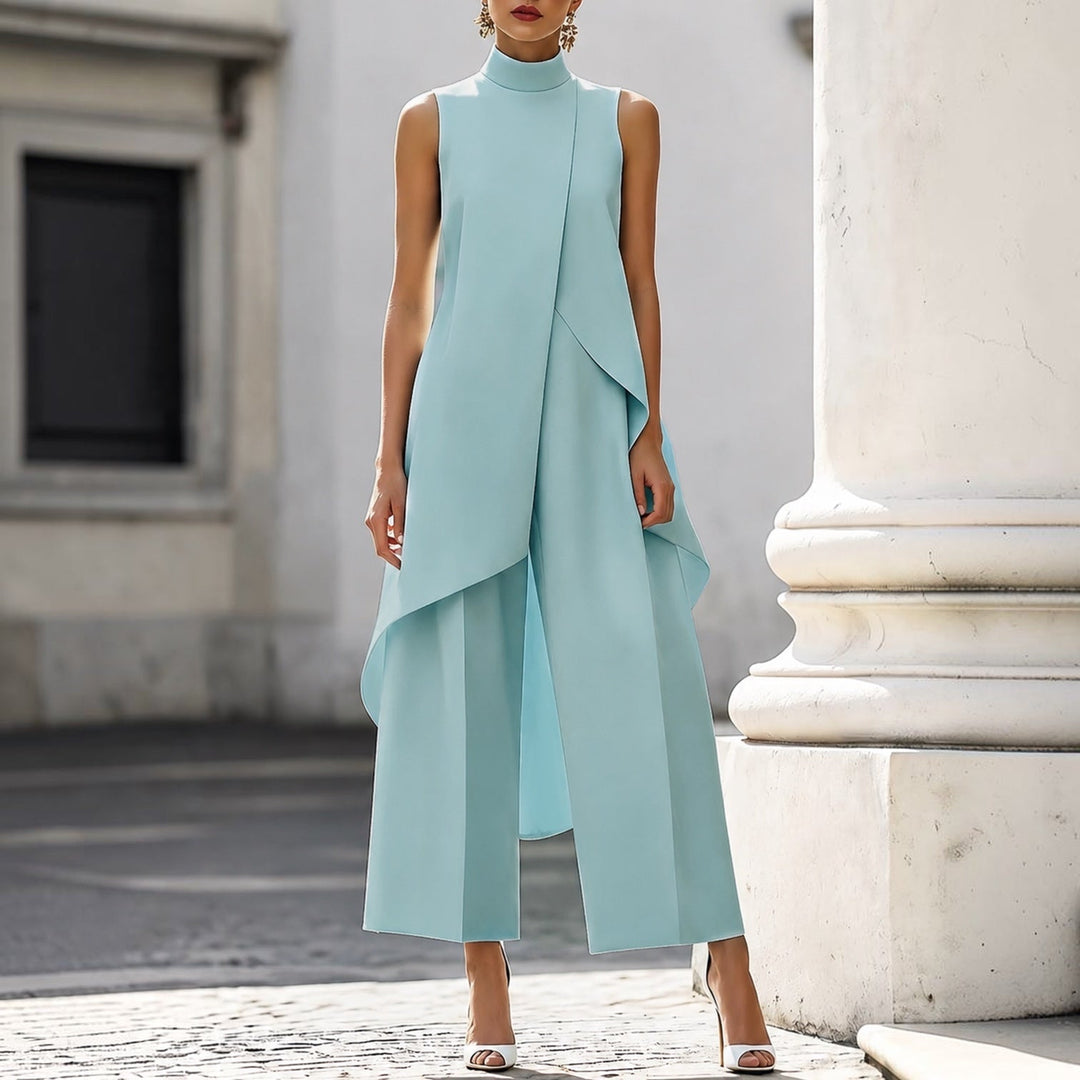 Valentina | Mono Elegante con Top de Cuello Alto