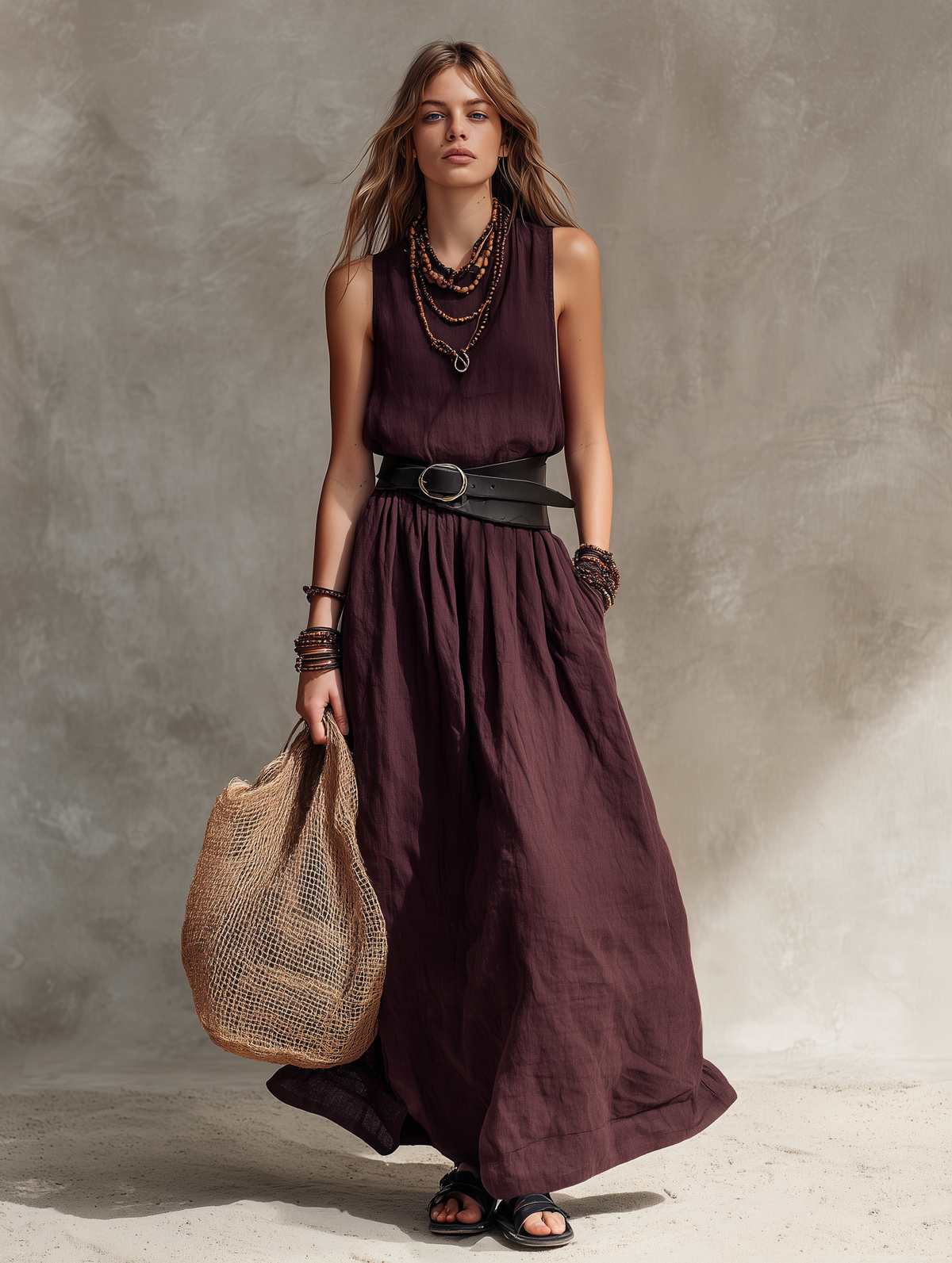 María™ | Vestido Largo Magenta