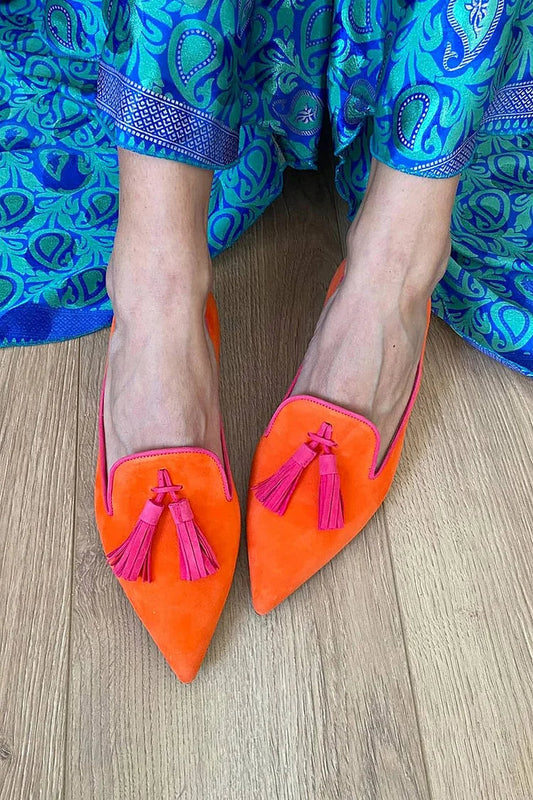 Isabela | Mocasines con Borlas
