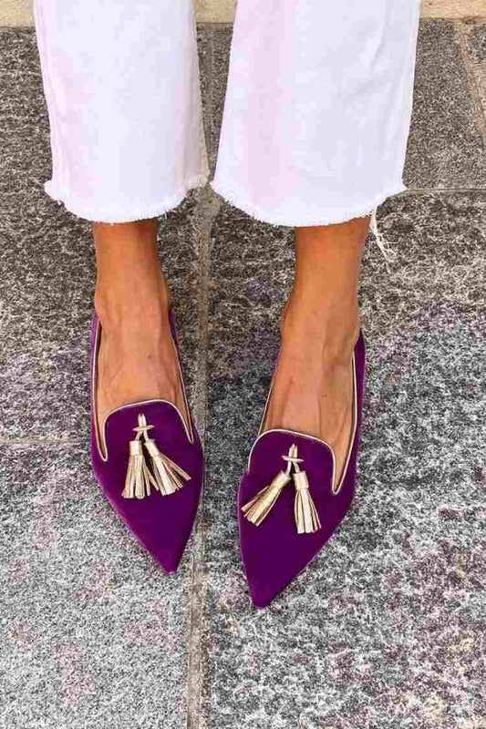 Isabela | Mocasines con Borlas