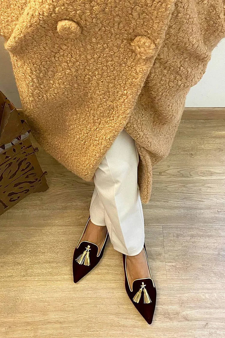 Isabela | Mocasines con Borlas