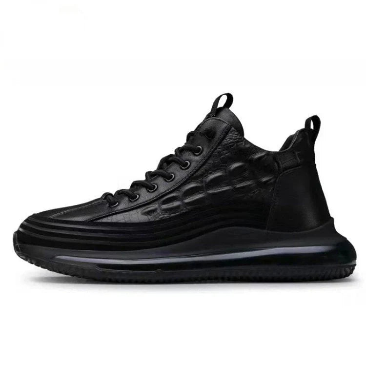 Zapatos casuales para hombre de cuero de vaca con cojín de aire