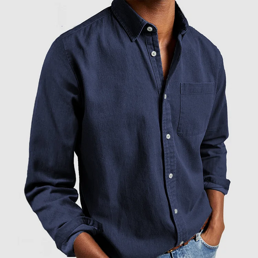 Justo | Camisa Casual Premium de Manga Larga – Elegancia y Comodidad para el Día a Día