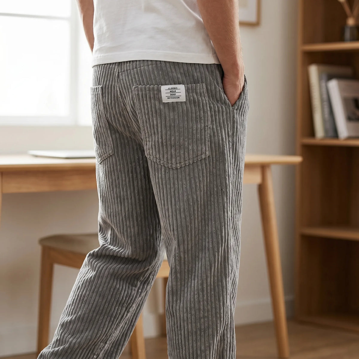 Varel | Pantalón de Hombre de Pana con Cintura Elástica