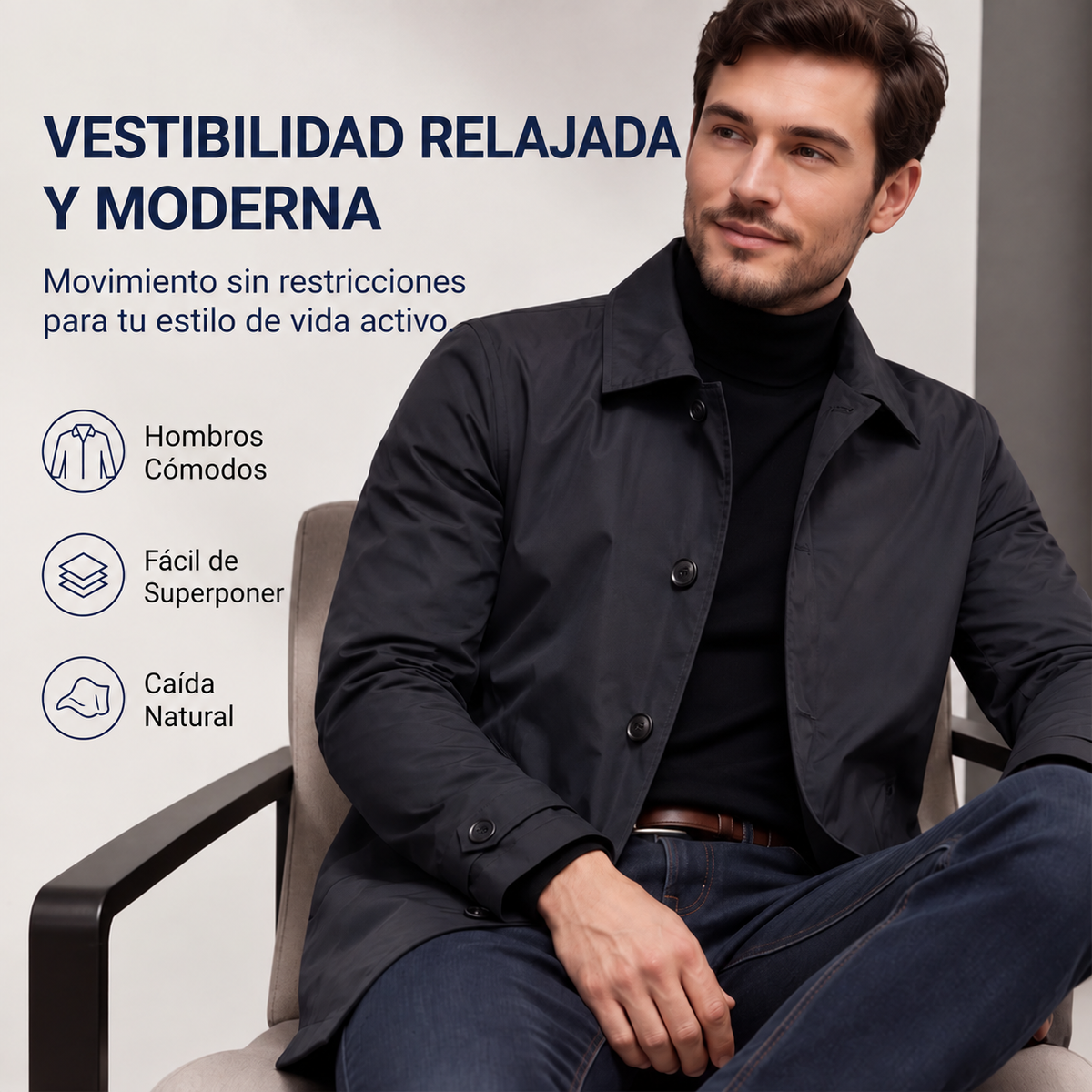 Marcos | Chamarra Cortaviento Técnica