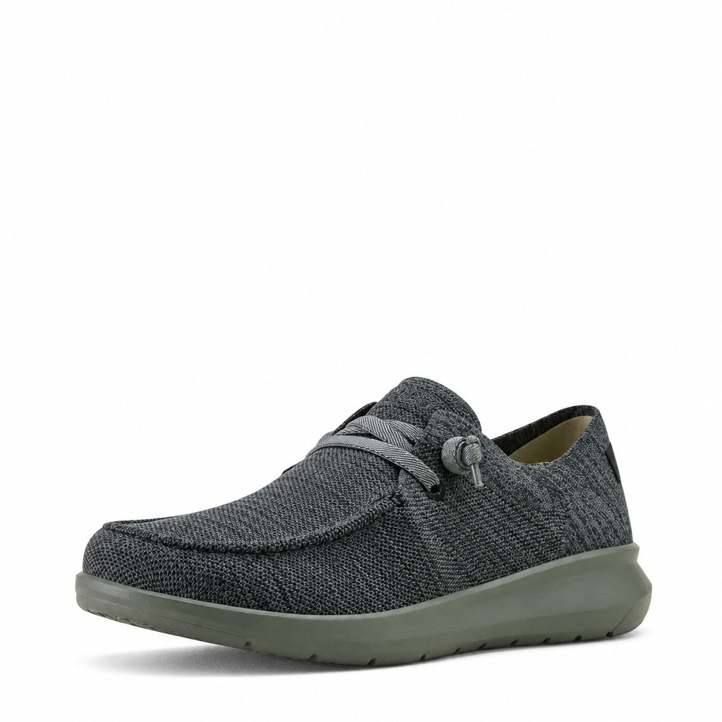 Calzado Hilo Gris Carbón Tejido