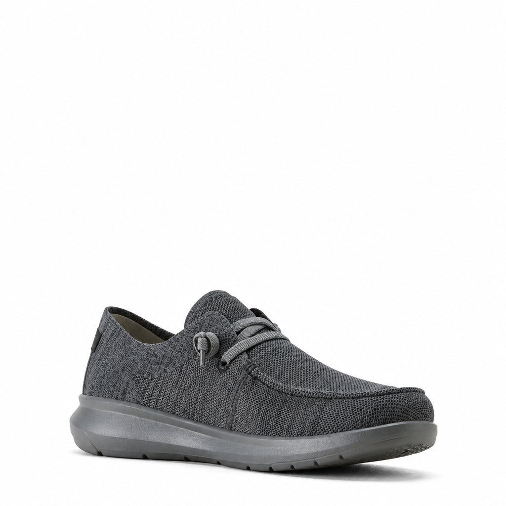 Calzado Hilo Gris Carbón Tejido