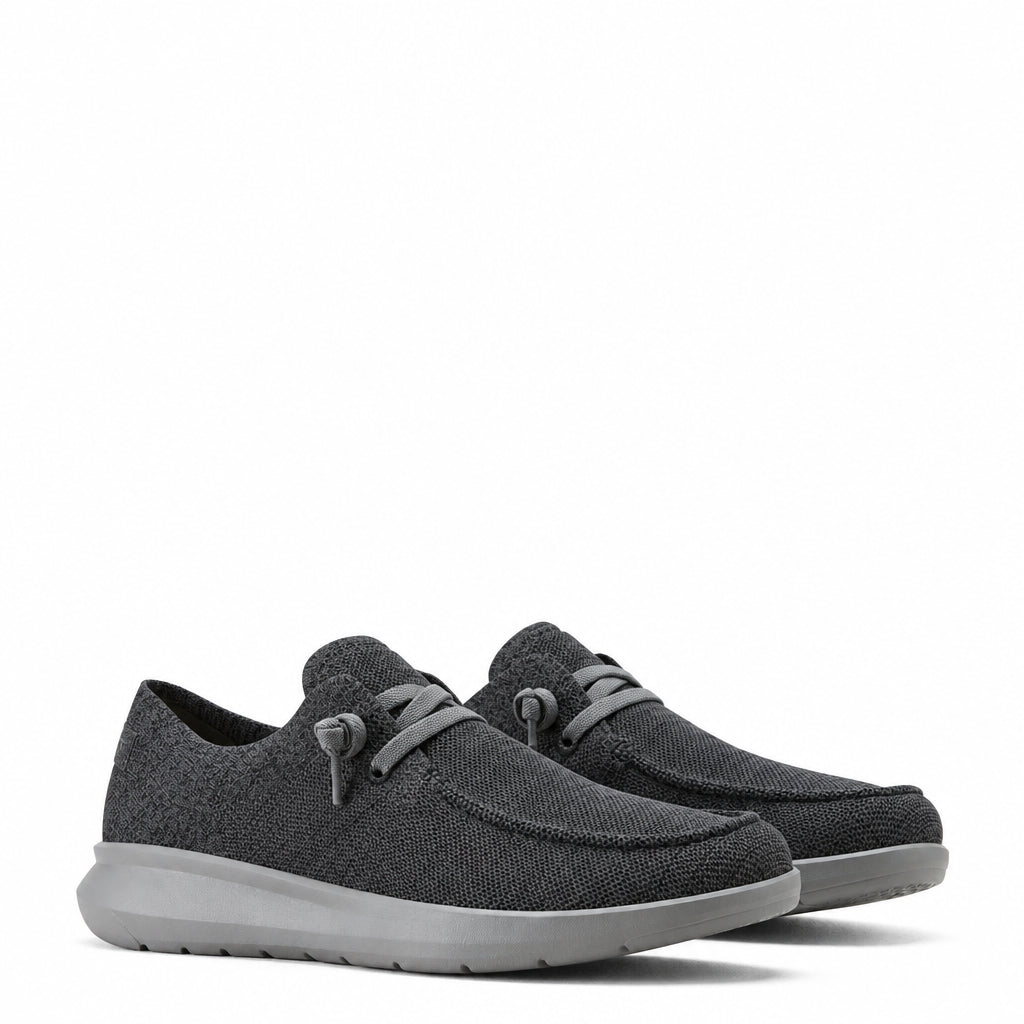 Calzado Hilo Gris Carbón Tejido