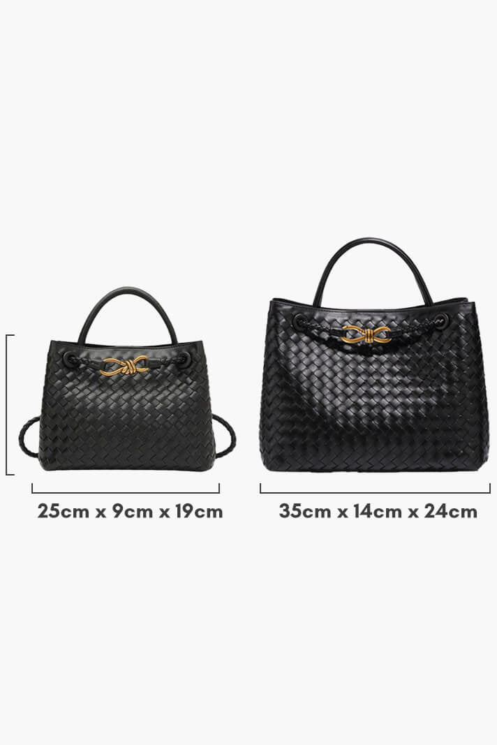 Bolsa Diaria Tejida Índigo