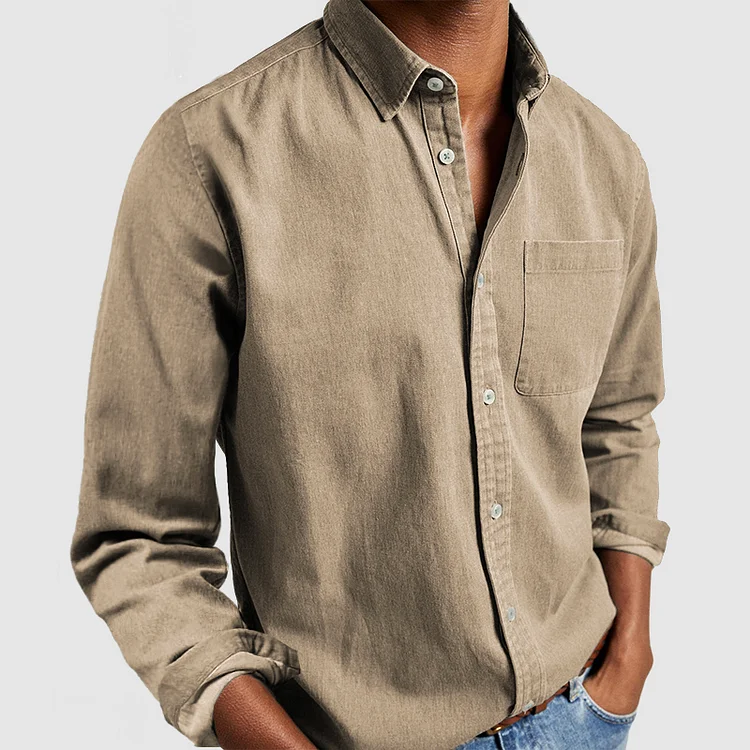 Jacob™ | Camisa Casual Premium de Manga Larga – Elegancia y Comodidad para el Día a Día