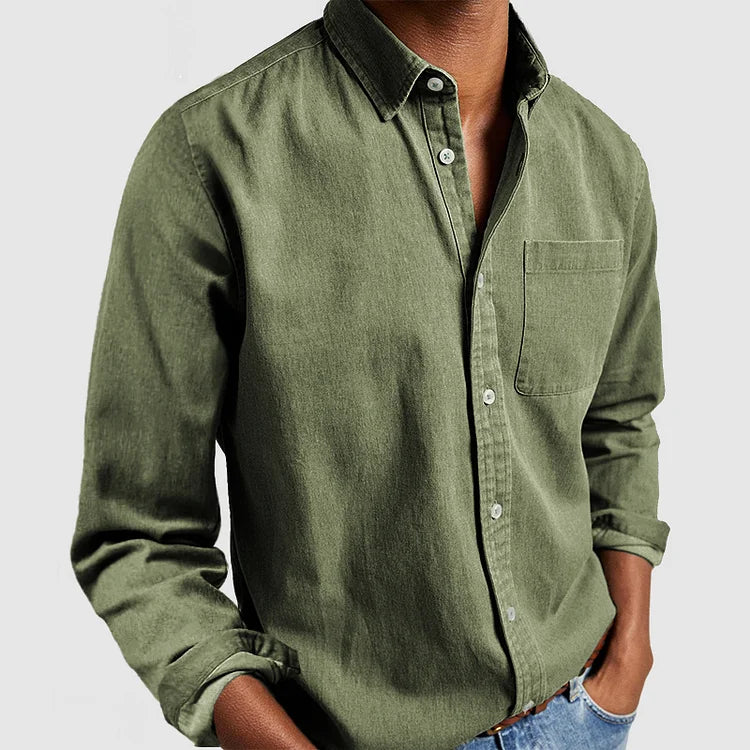 Jacob™ | Camisa Casual Premium de Manga Larga – Elegancia y Comodidad para el Día a Día