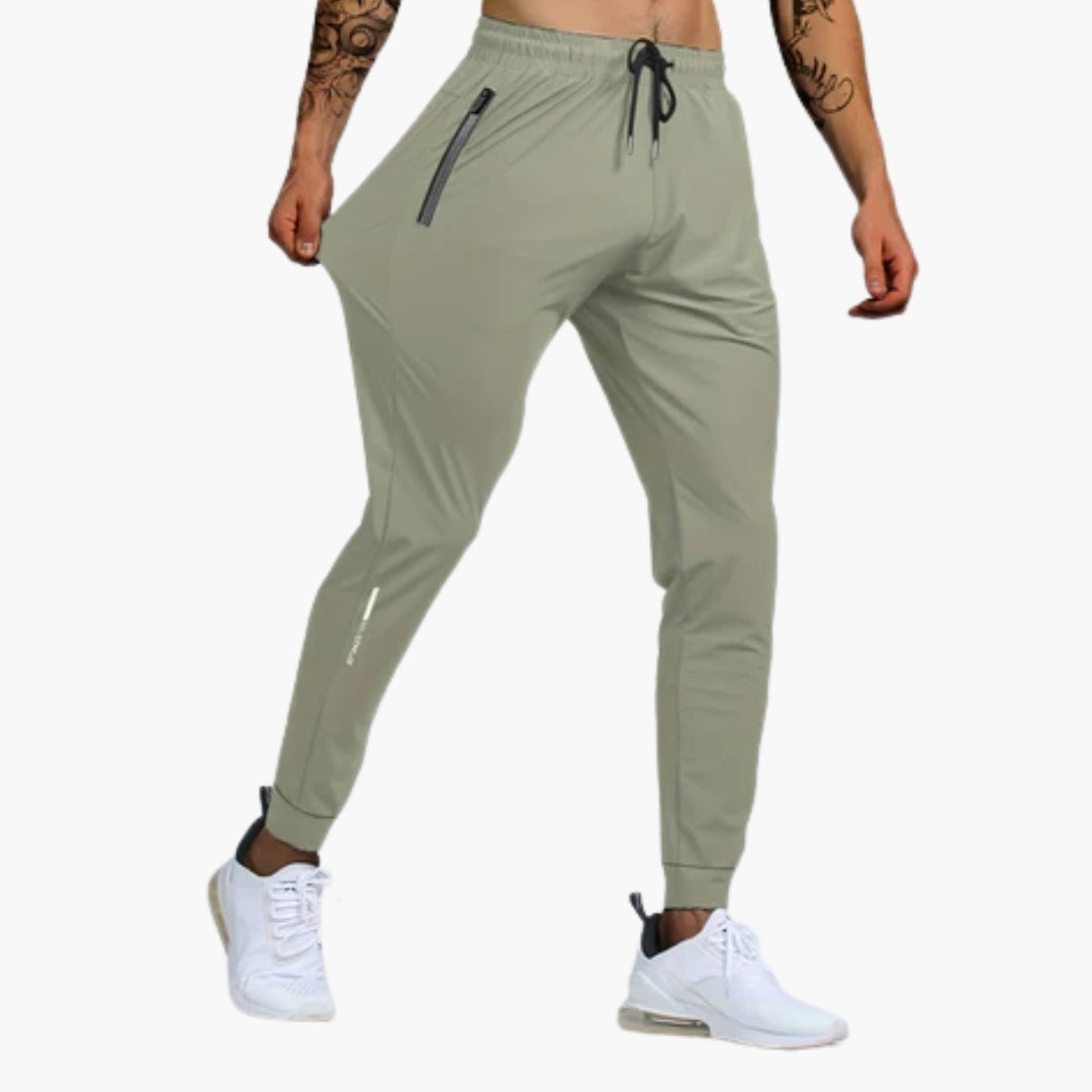 Xavier | Pantalón Deportivo Hombre Running Bolsillos Cremallera
