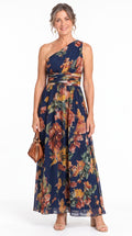 Aurora | Vestido Floral Asimétrico