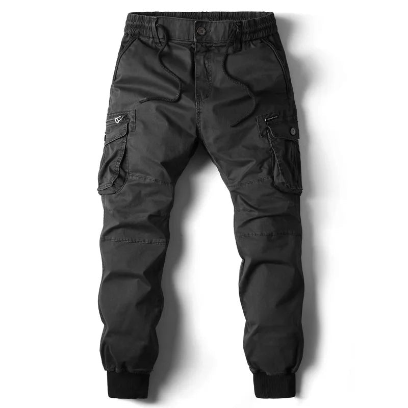 Darío | Pantalones Cargo Jogger Hombre Bolsillos Laterales Cintura Elástica