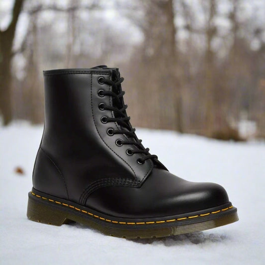 Felipe | Botas Militares de Cuero Hombre Cordones Suela Robusta