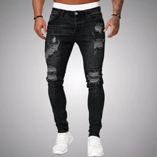 Hugo | Jeans Hombre Skinny Rotos Efecto Desgastado
