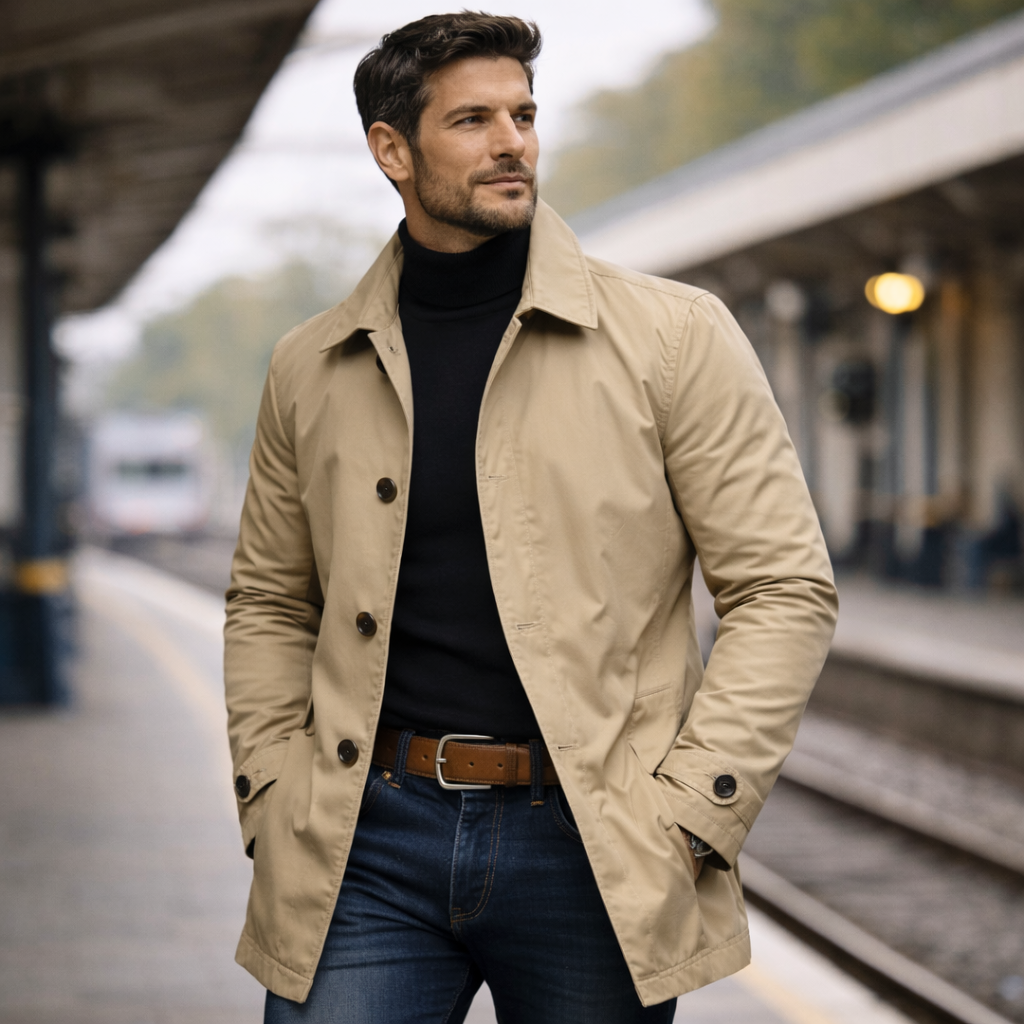 Adrian | abrigo masculino elegante