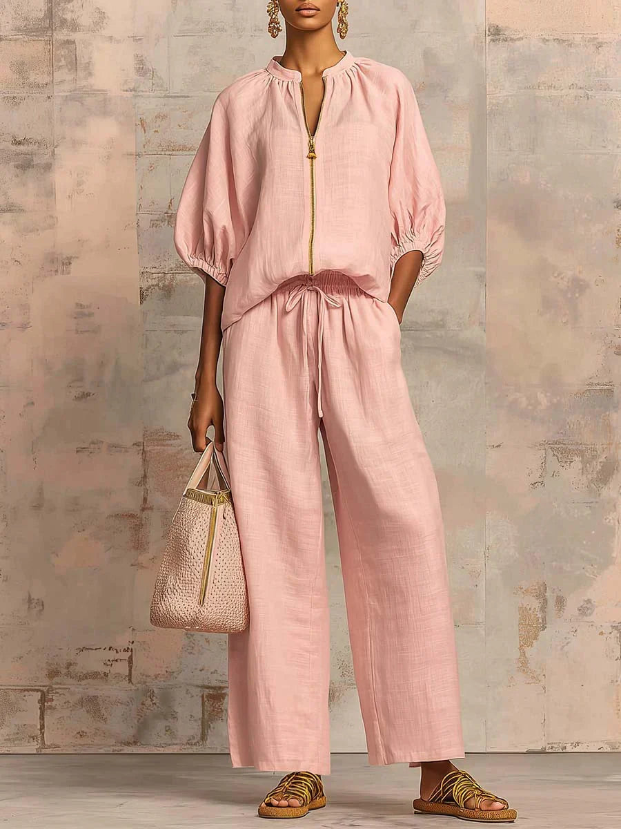 Alba | Conjunto Casual con Cremallera