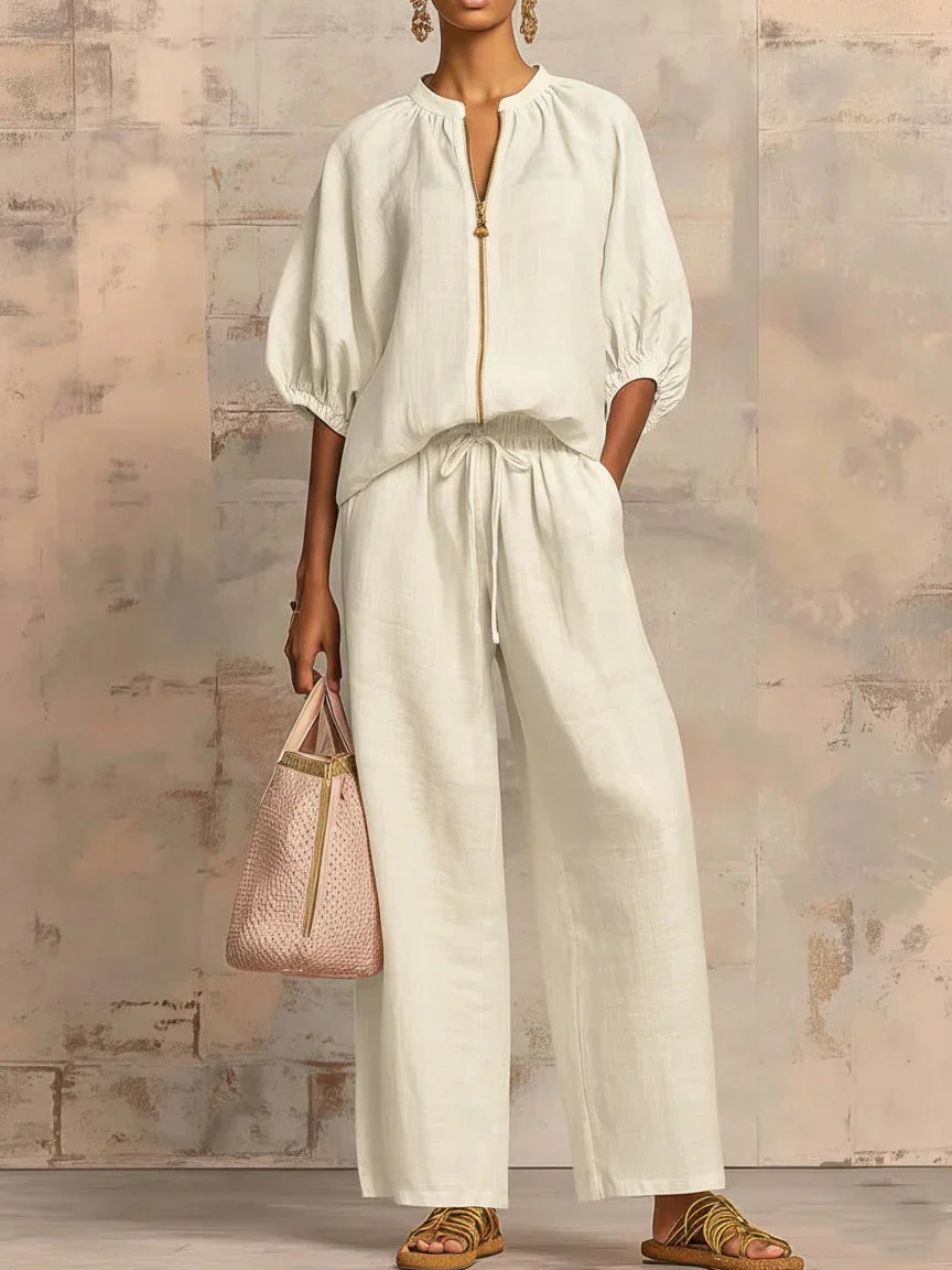 Alba | Conjunto Casual con Cremallera