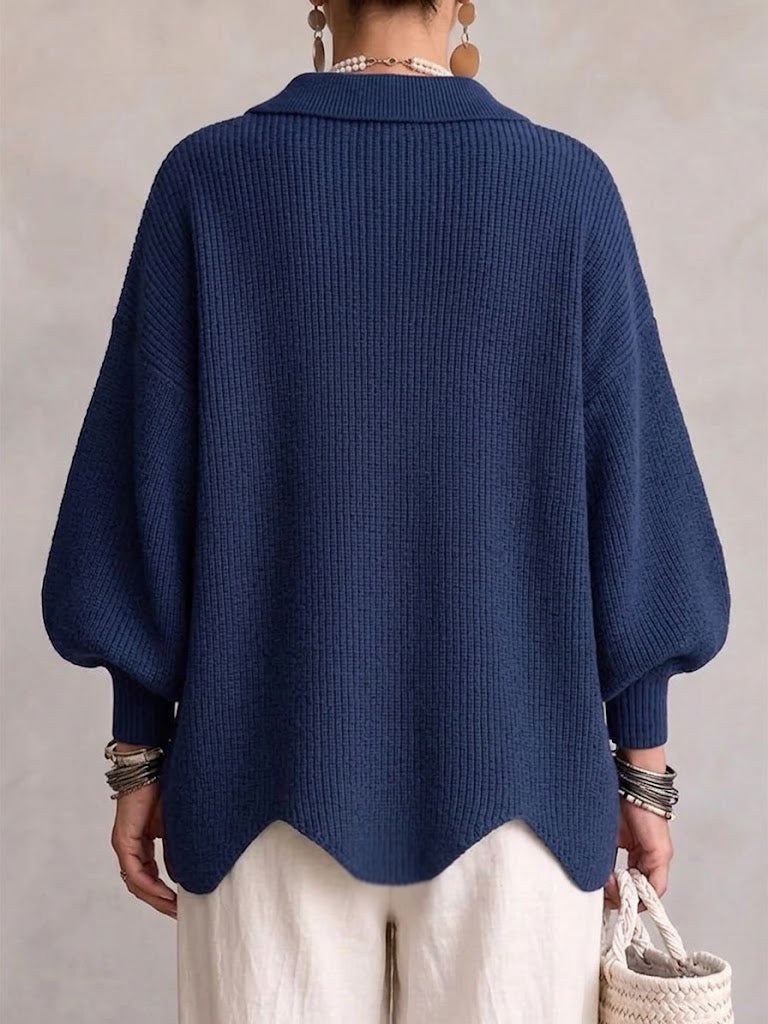 Isadora | Cárdigan Oversize con Dorados