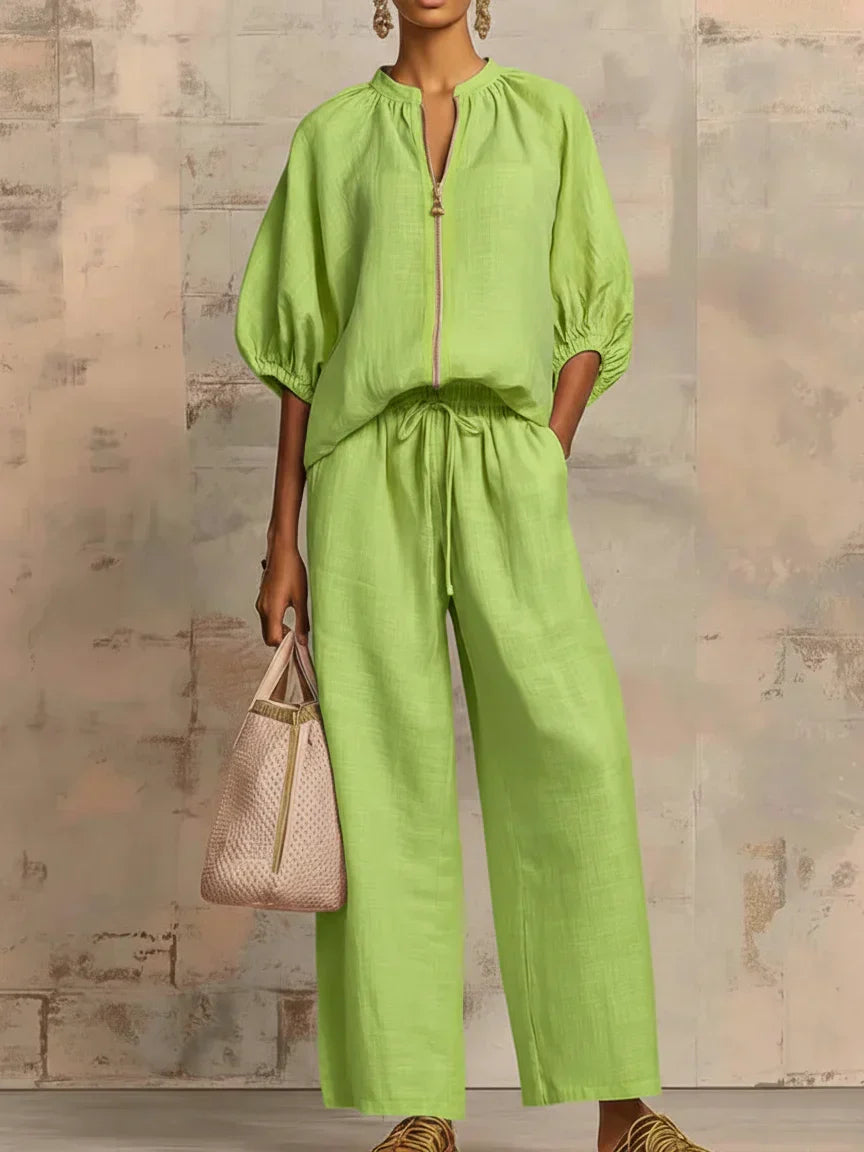 Alba | Conjunto Casual con Cremallera