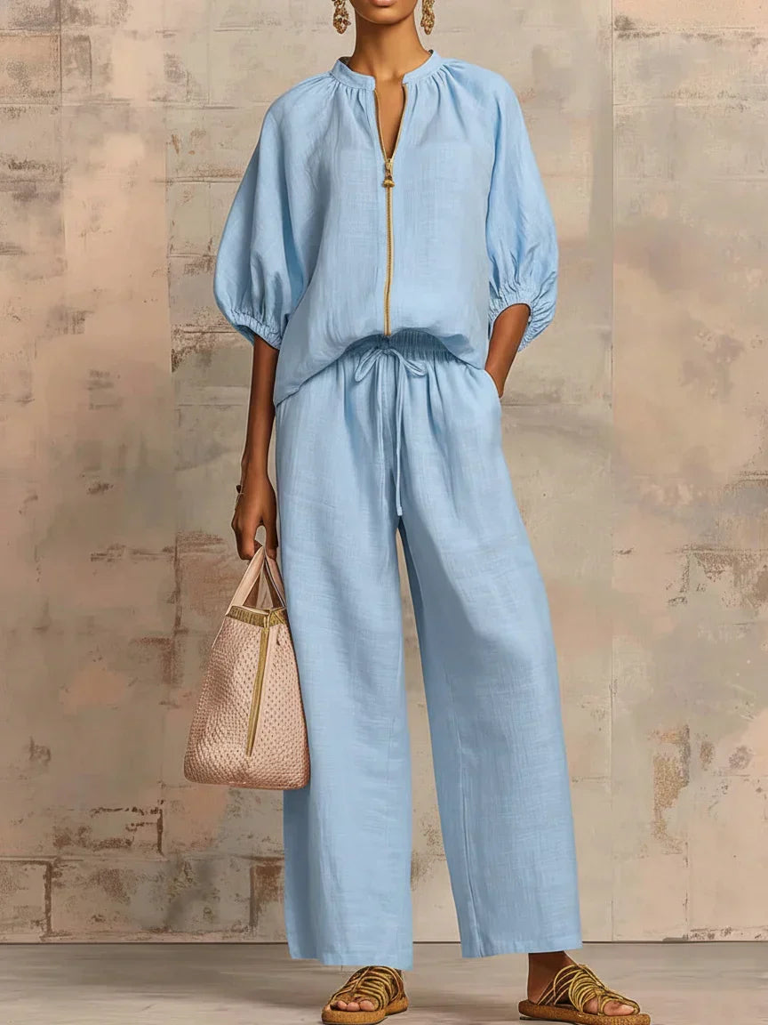Alba | Conjunto Casual con Cremallera
