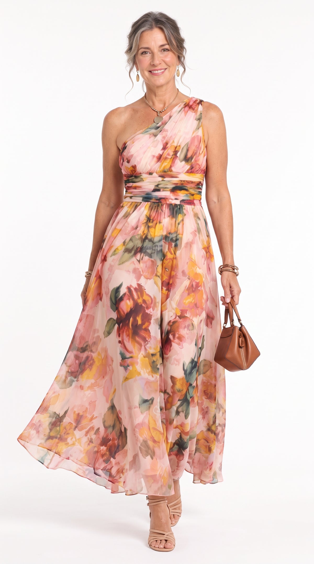 Aurora | Vestido Floral Asimétrico