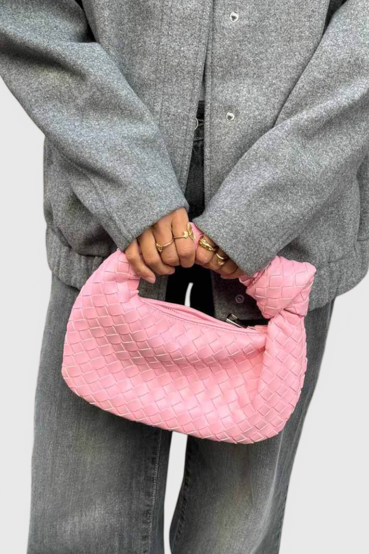 Sage Bolso Satchel Mini Woven