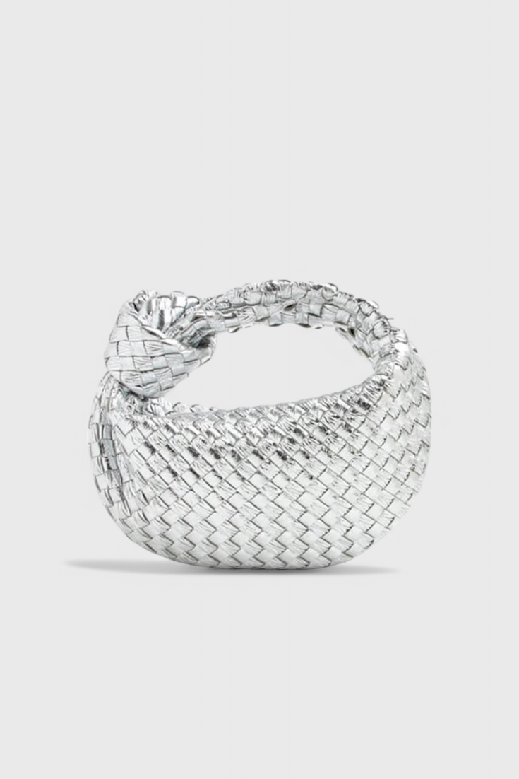 Sage Bolso Satchel Mini Woven