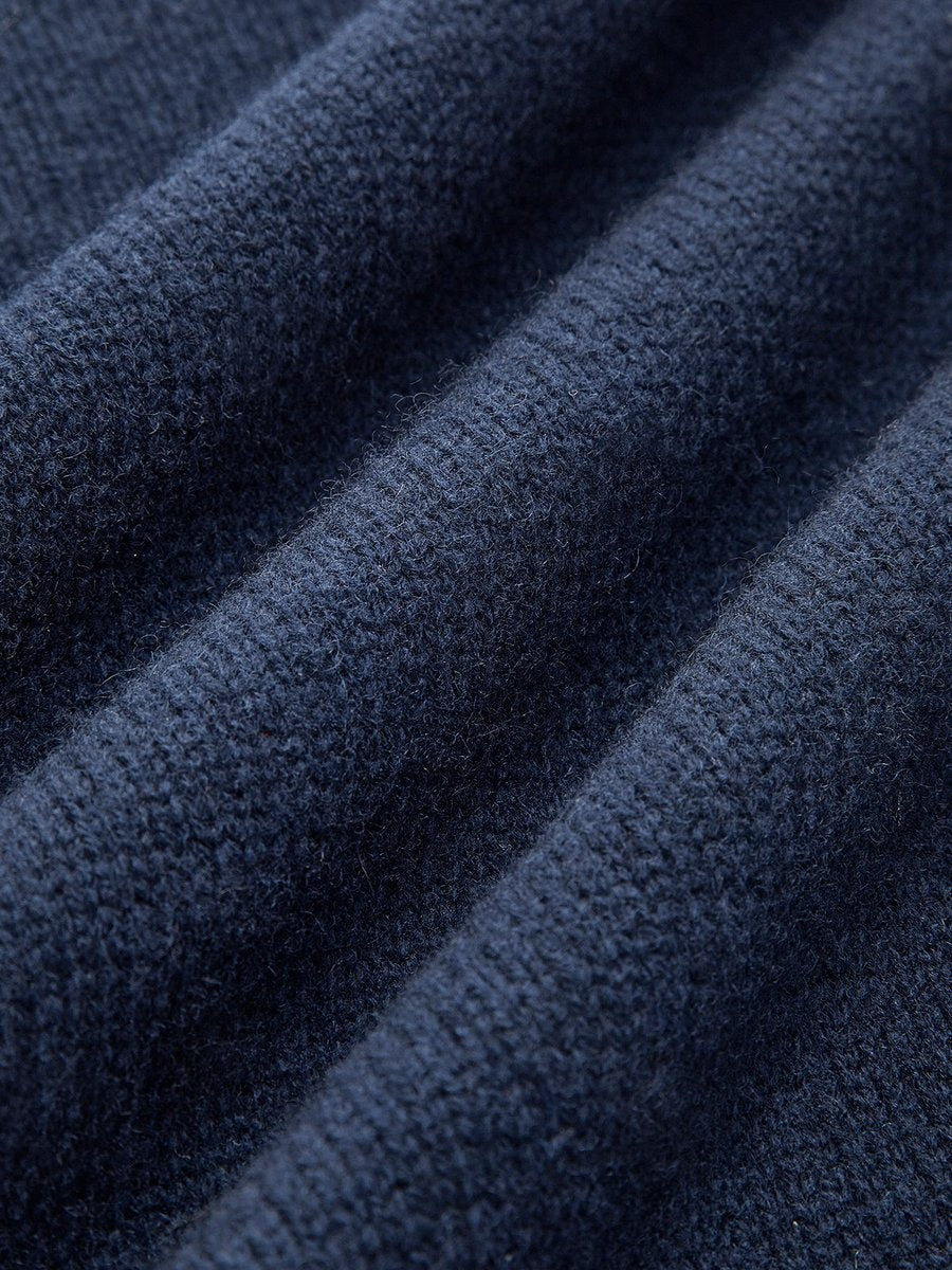 Sofía | Jersey de Punto con Cuello Denim Mujer Manga Larga