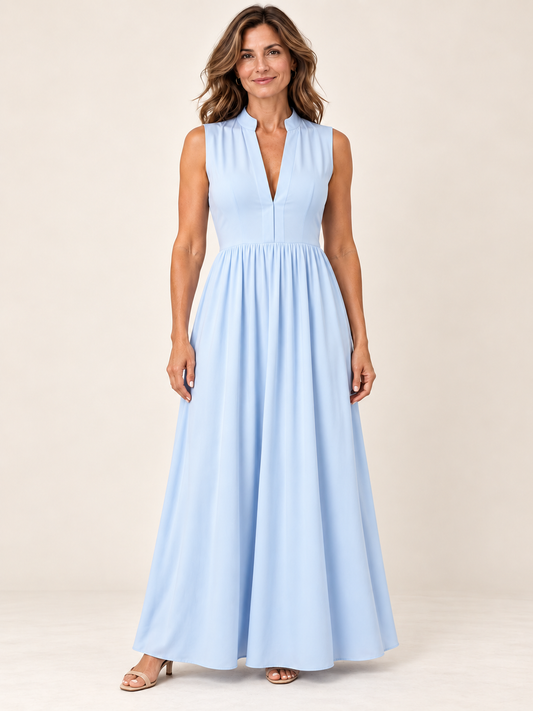 Virelia | Vestido Maxi Elegante de Caída Fluida