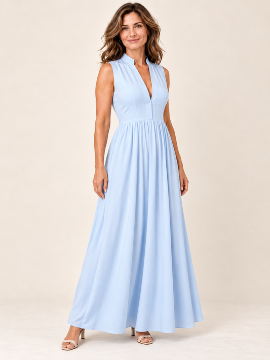 Virelia | Vestido Maxi Elegante de Caída Fluida